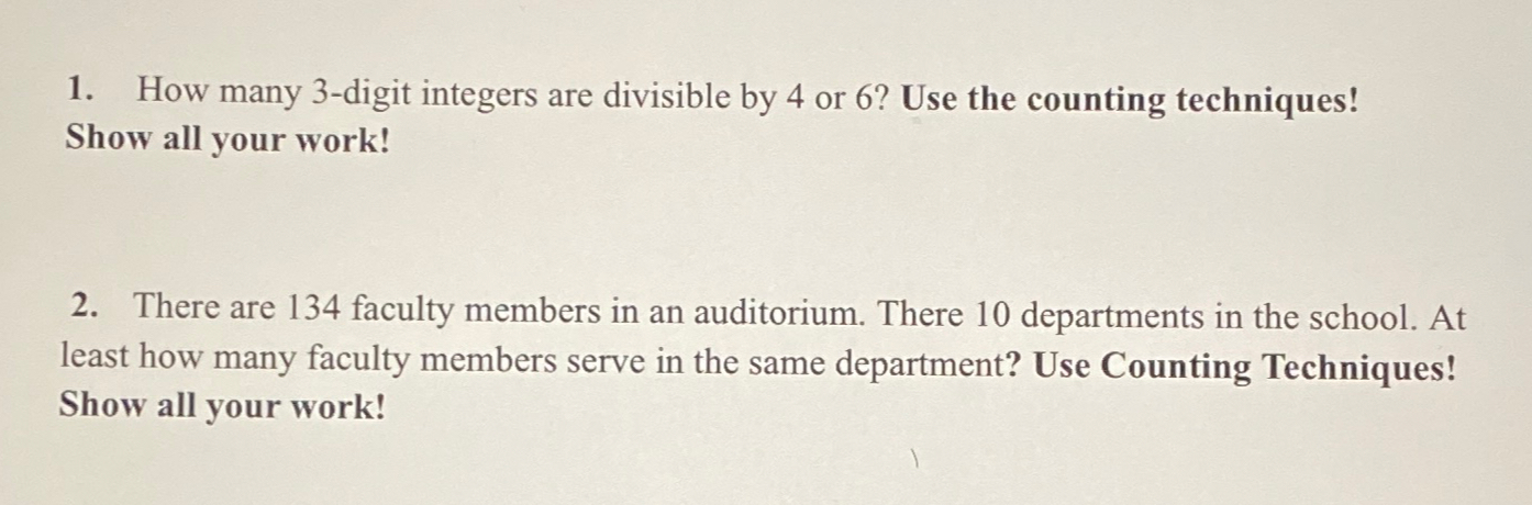 How many 3 - digit integers are divisible by 4 or