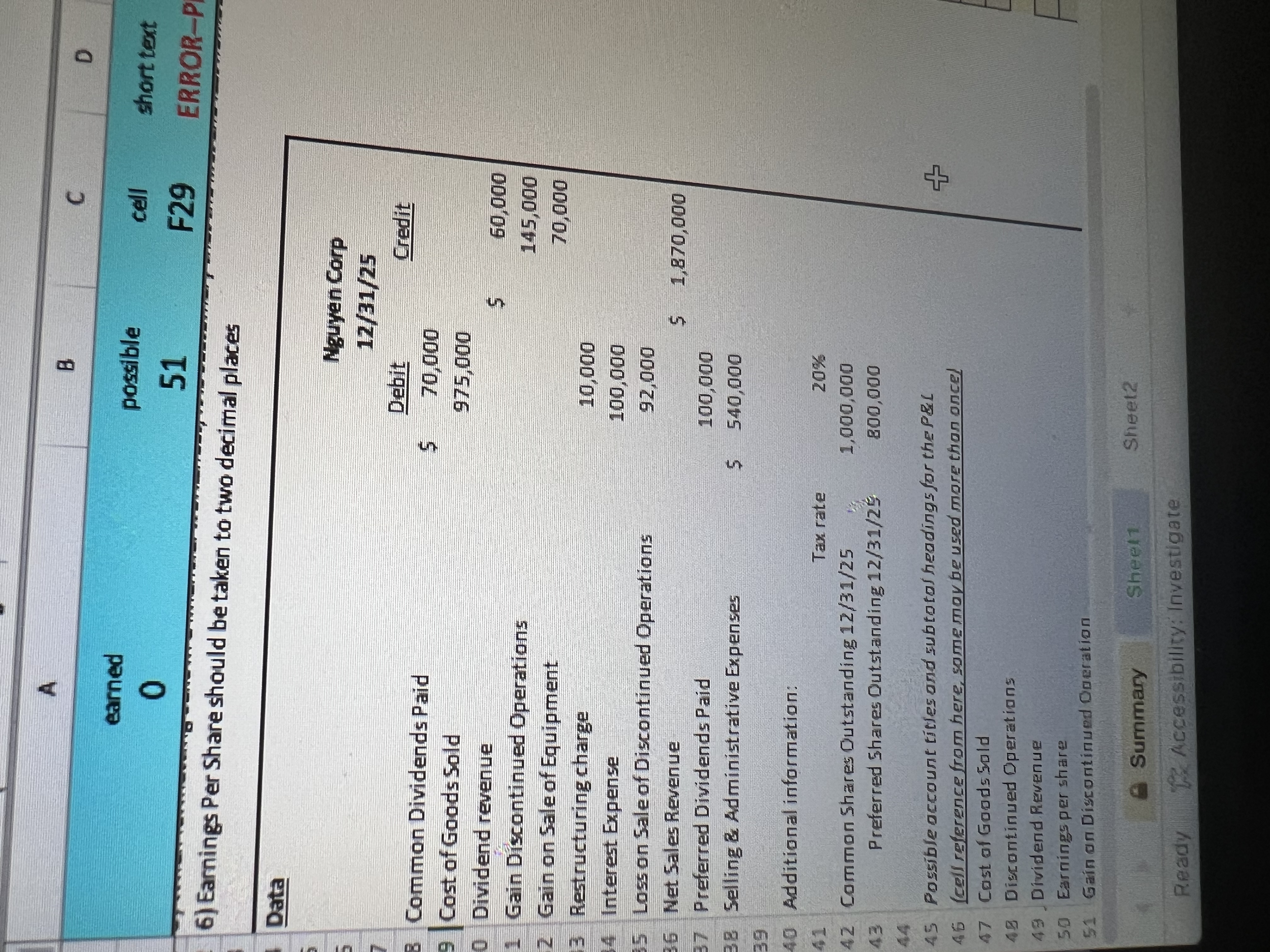 \ table [ [ A , B , C , D ] , [ earned ,