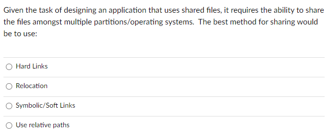 Given the task of designing an application that