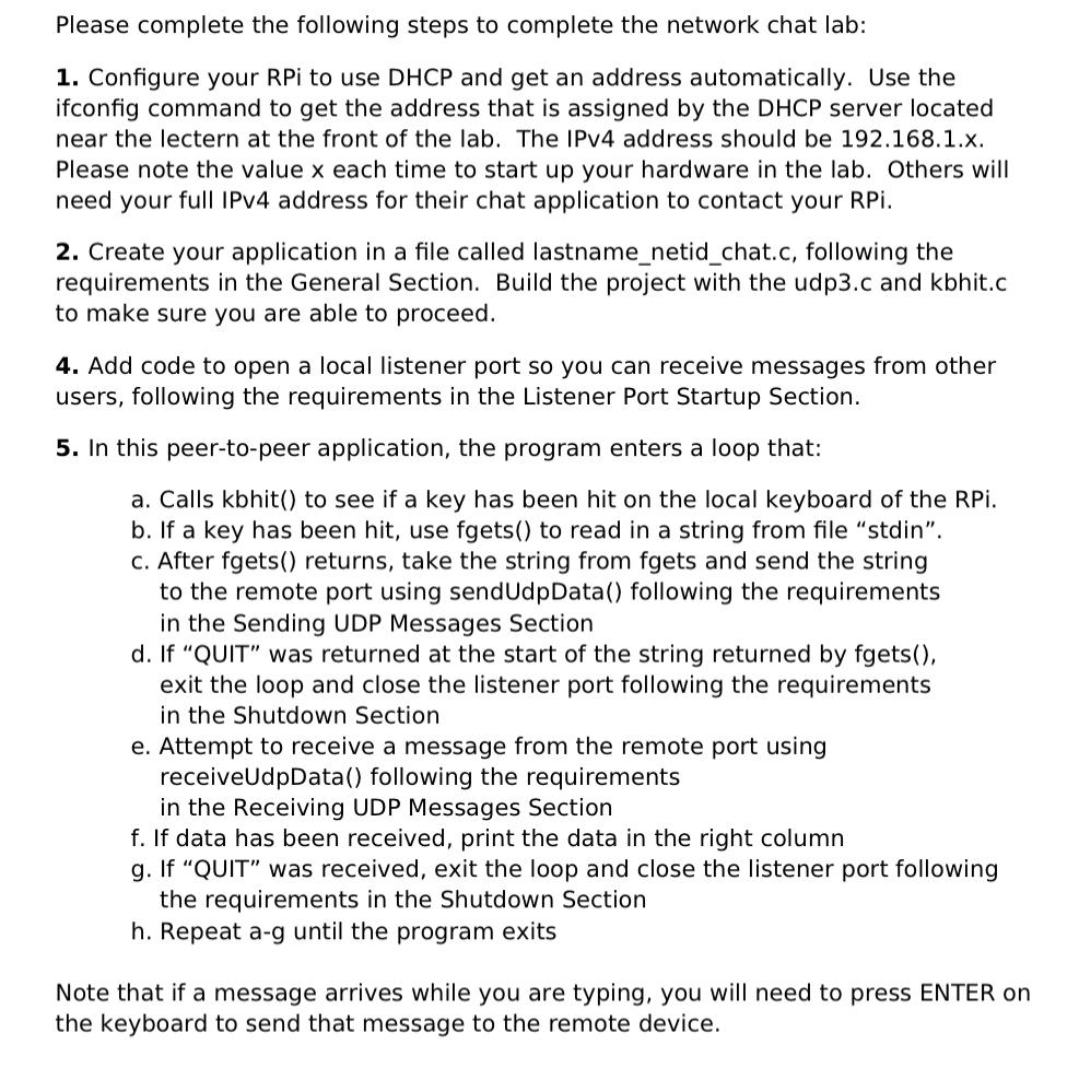 Please complete the following steps to complete