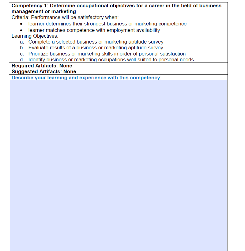How do i do this. Competency 1 : Determine