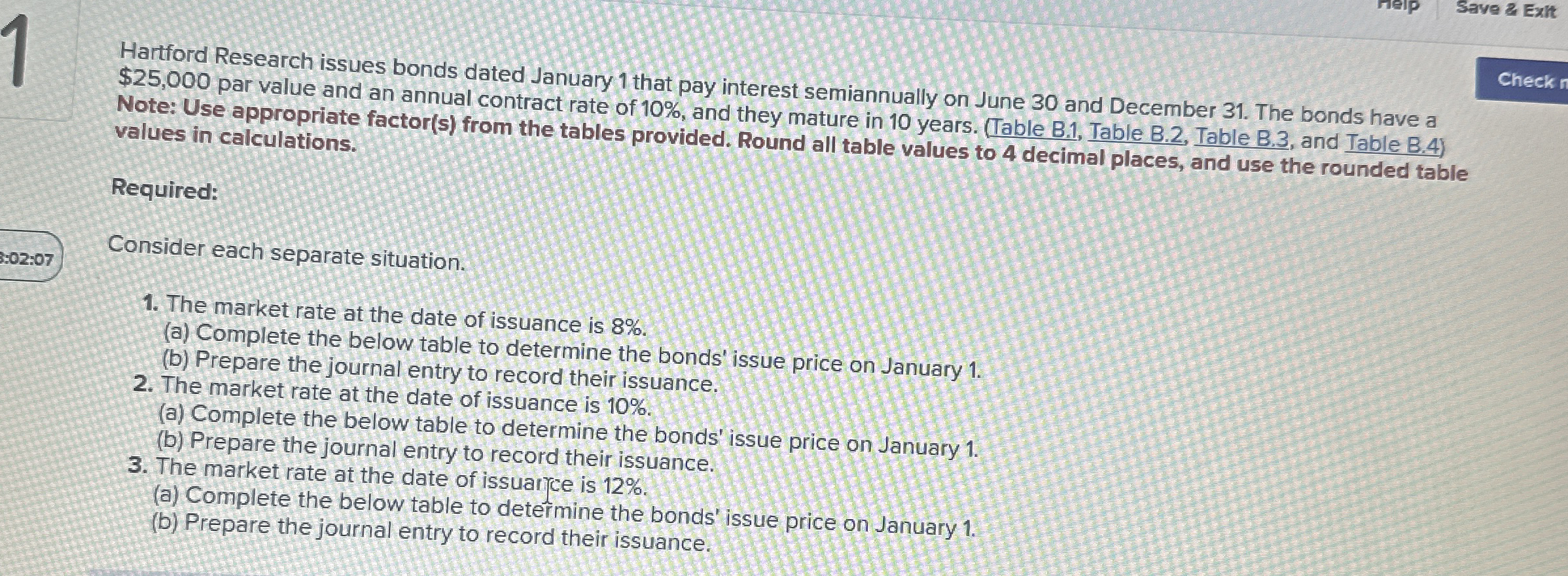 Save a Exit Hartford Research issues bonds dated