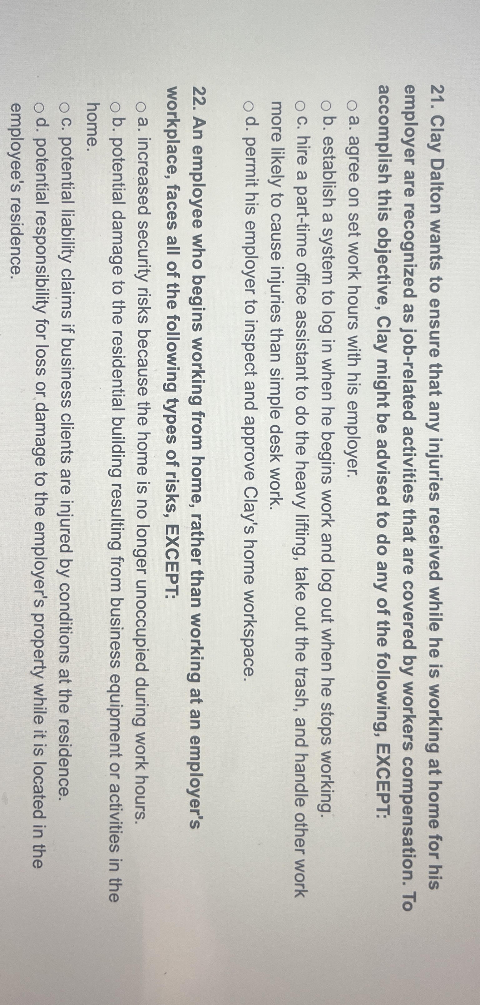 Clay Dalton wants to ensure that any injuries