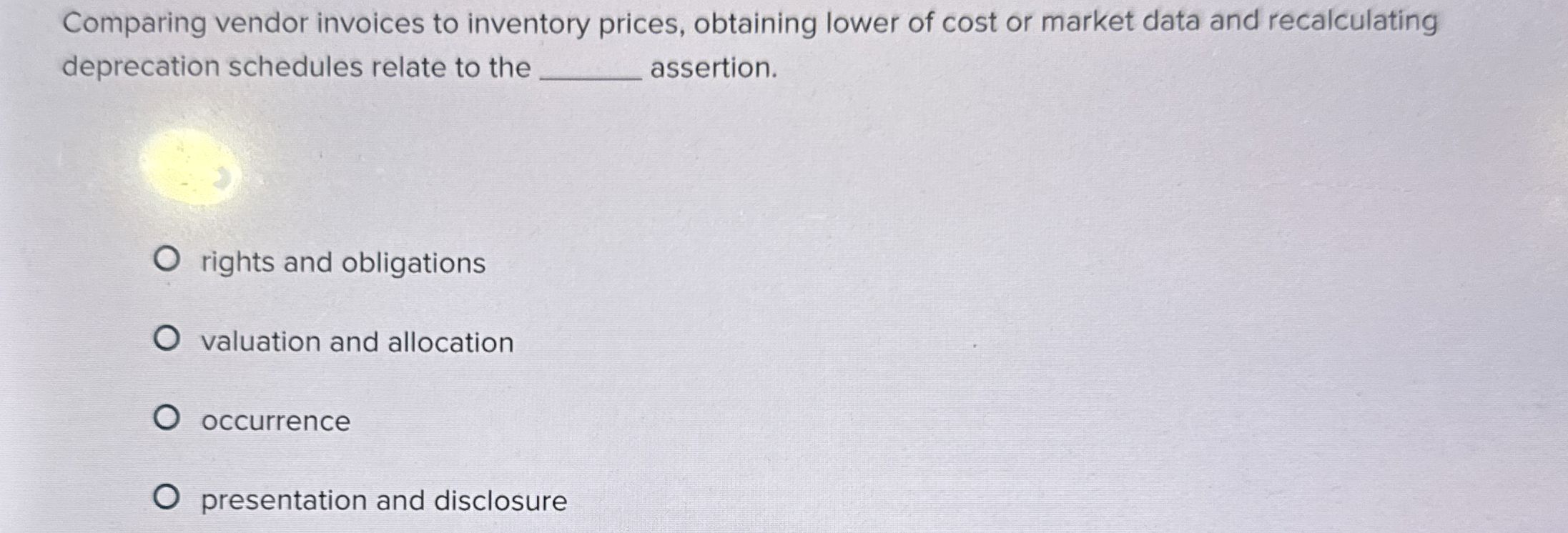 Comparing vendor invoices to inventory prices,