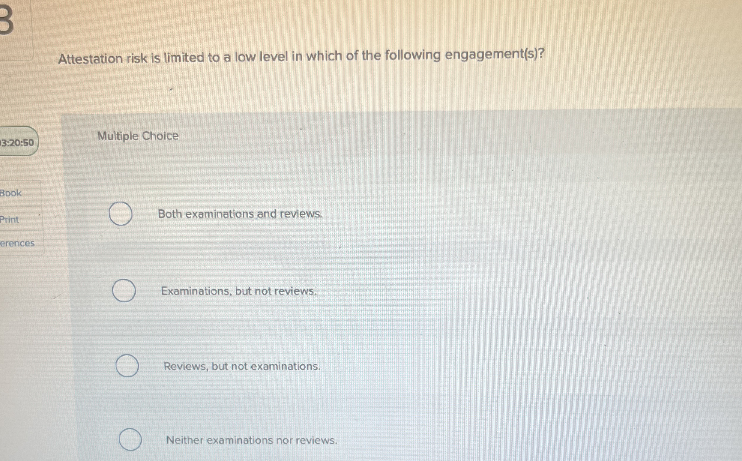 Attestation risk is limited to a low level in