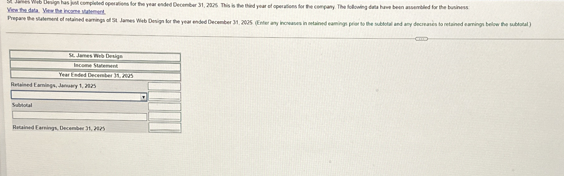 James Web Design has just completed operations