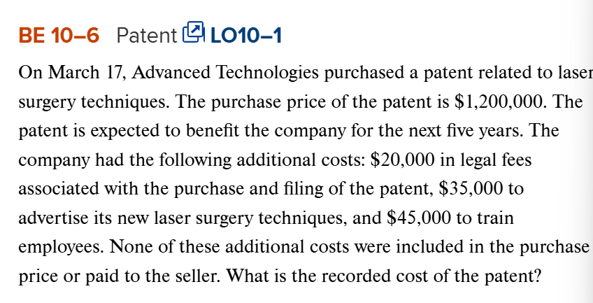 BE 1 0 - 6 Patent LO 1 0 - 1 On March 1 7 ,