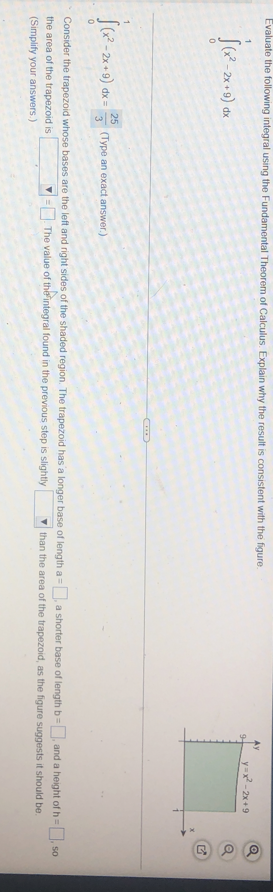 Evaluate the following integral using the