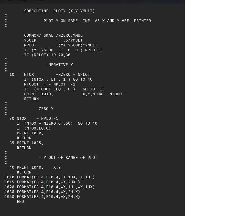 CAN YOU CONVERT THIS FORTRAN CODE TO MATLAB