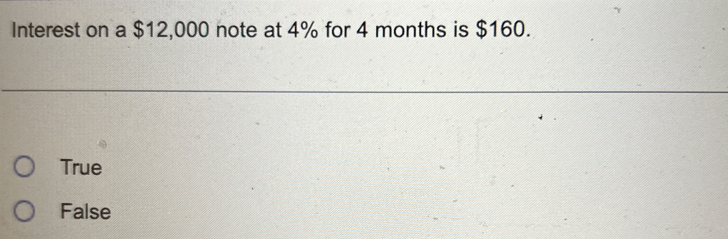 Interest on a $ 1 2 , 0 0 0 note at 4 % for 4