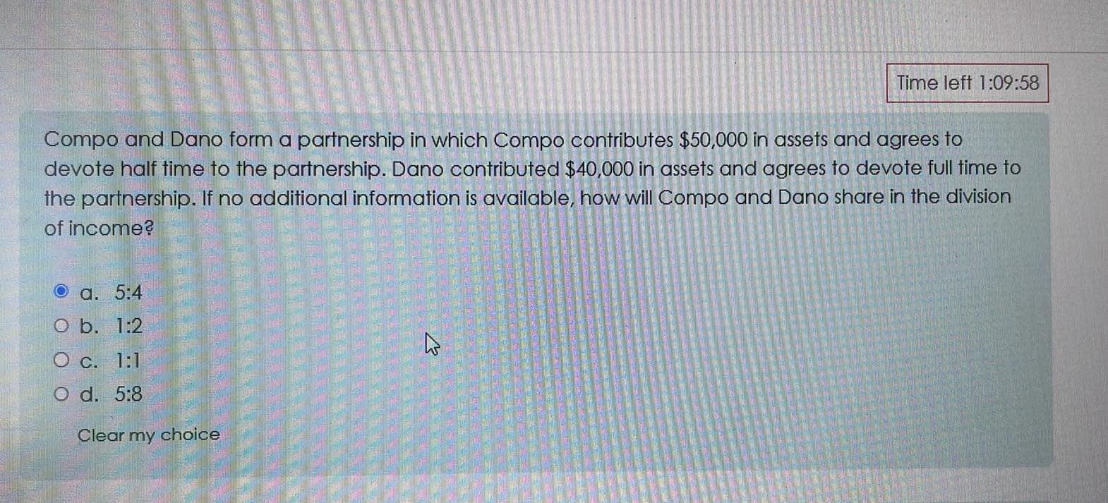 Time left 1 : 0 9 : 5 8 Compo and Dano form a