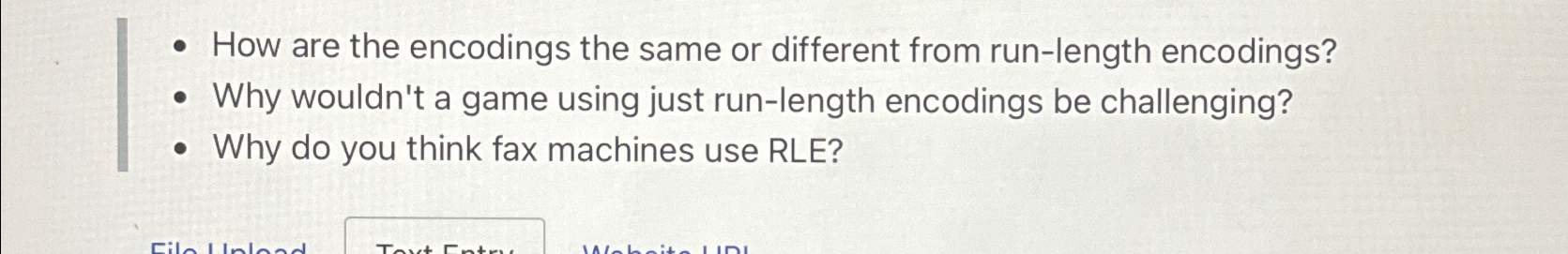 How are the encodings the same or different from