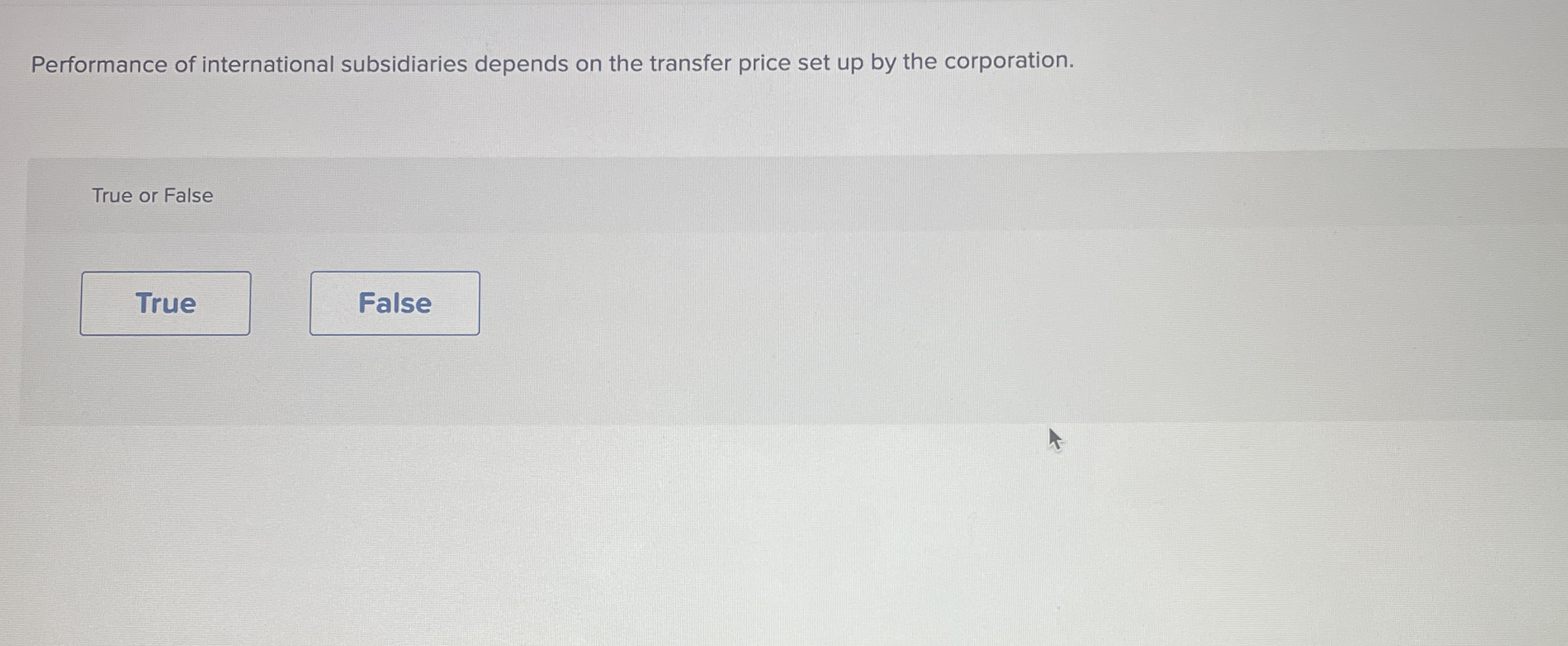 Performance of international subsidiaries depends