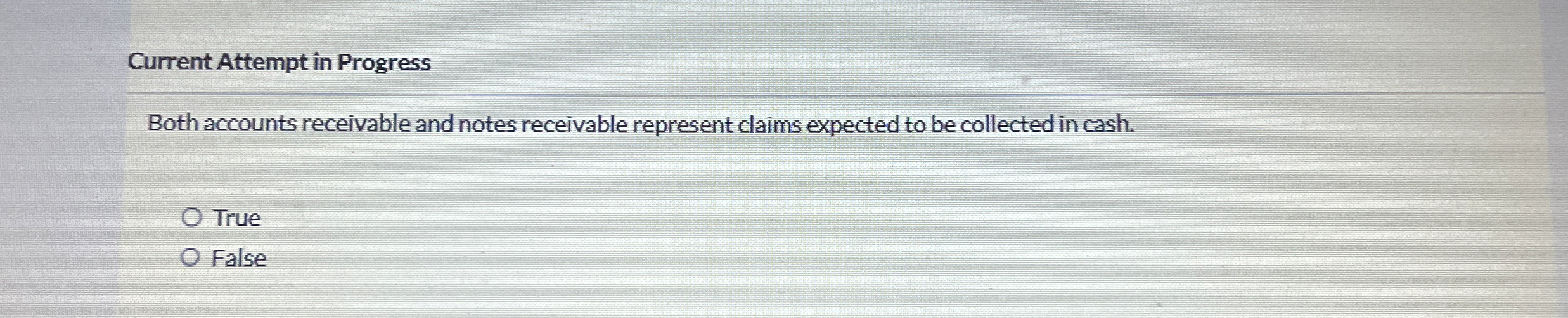 Current Attempt in Progress Both accounts