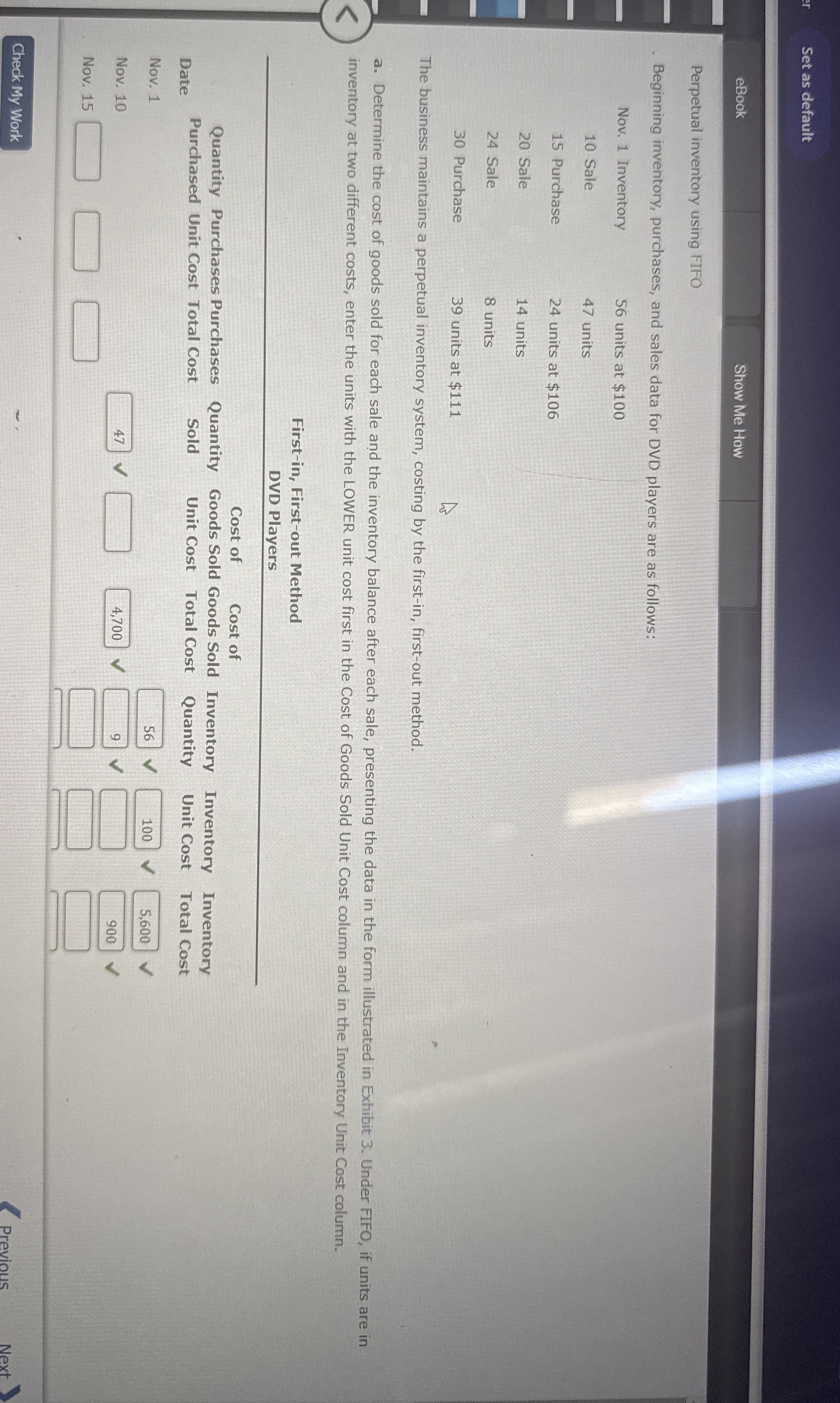 Set as default eBook Show Me How Perpetual
