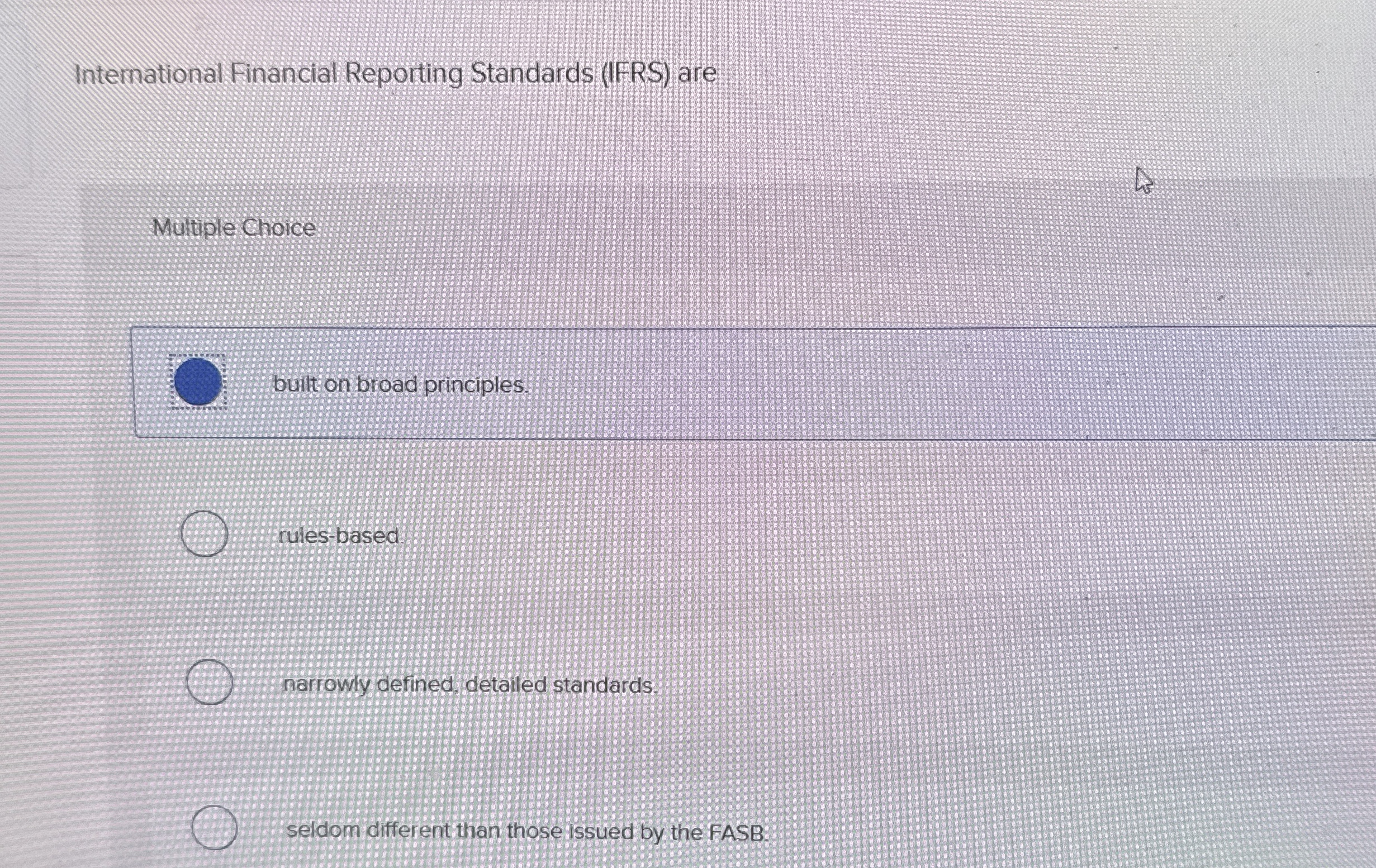Intermational Financial Reporting Standards (