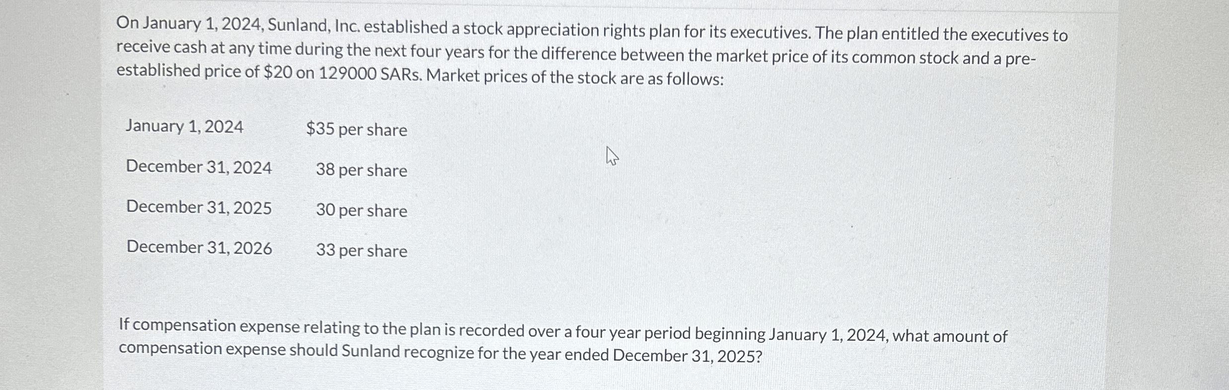 On January 1 , 2 0 2 4 , Sunland, Inc.