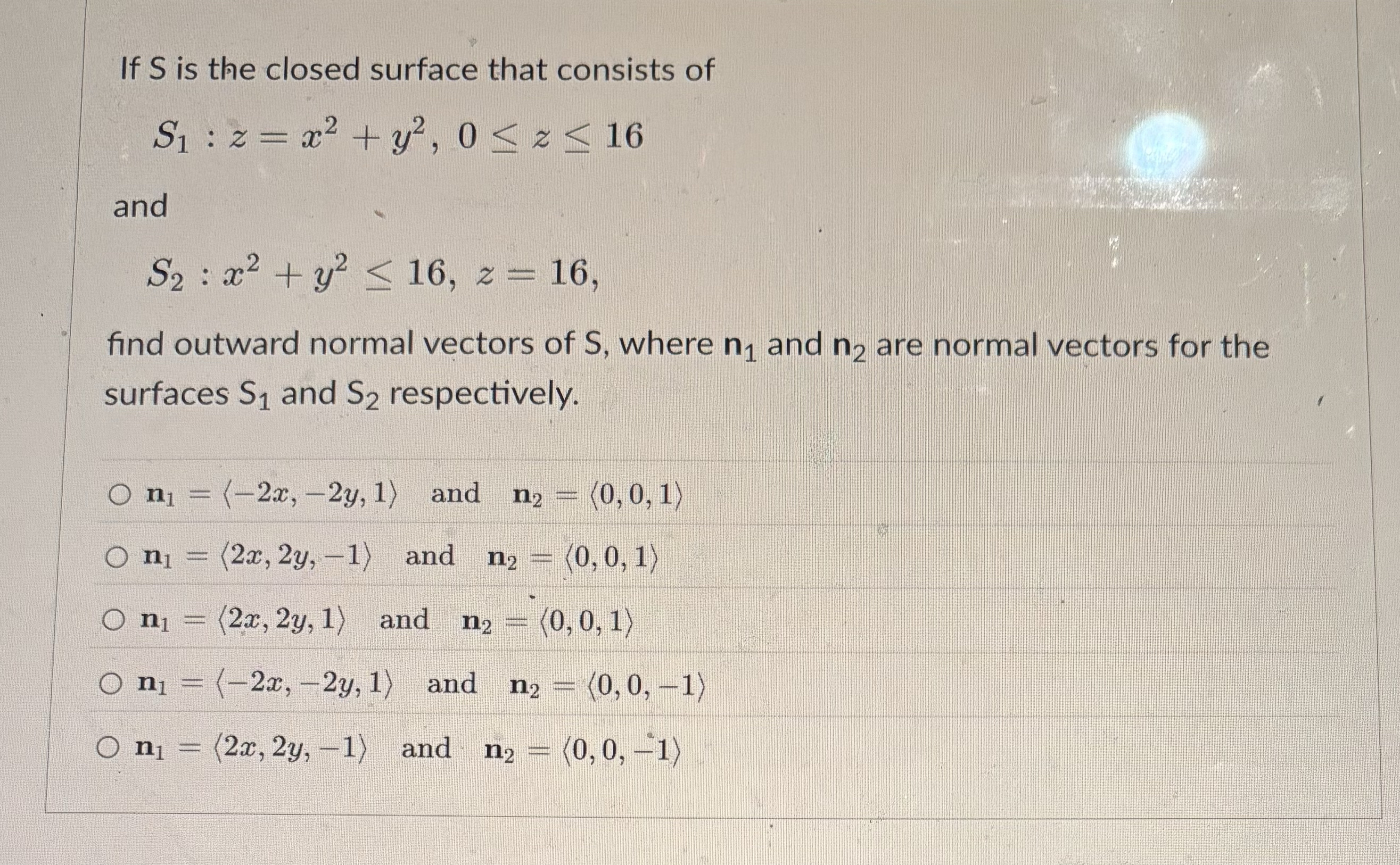 If S is the closed surface that consists of S 1 :