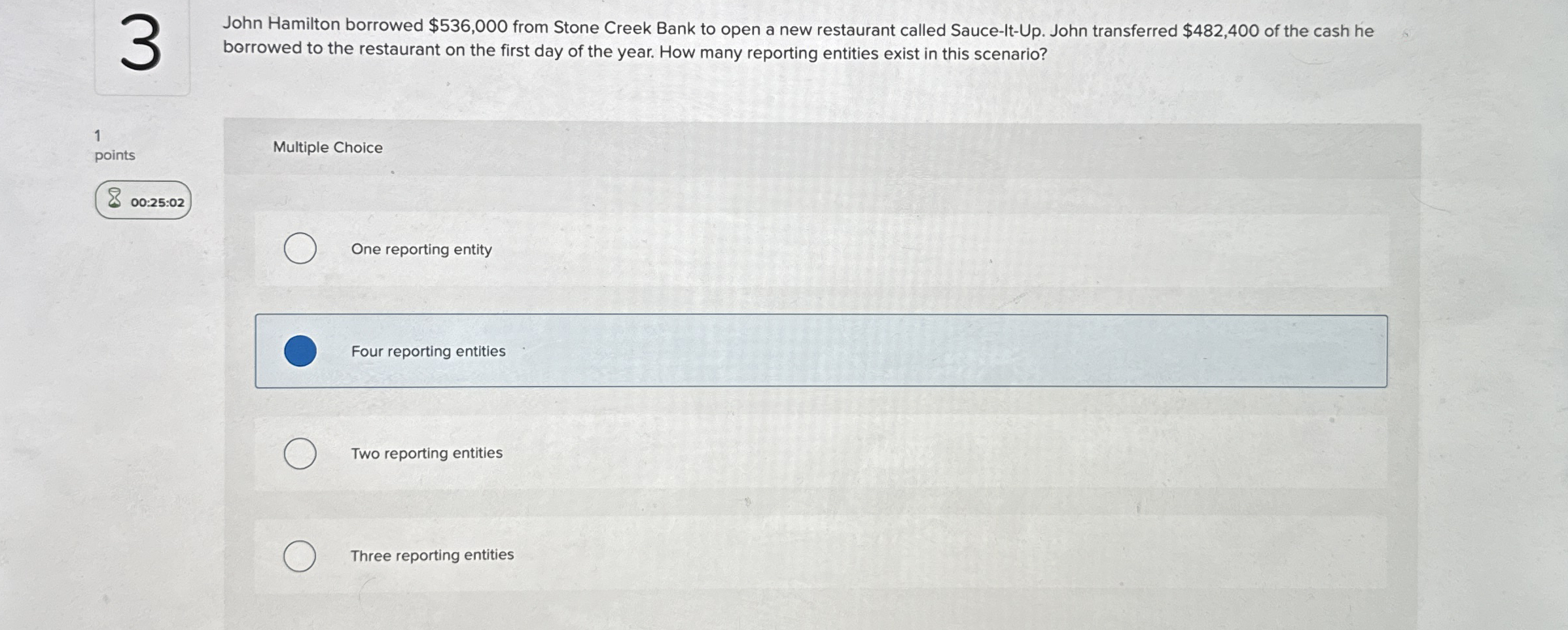 John Hamilton borrowed $ 5 3 6 , 0 0 0 from Stone