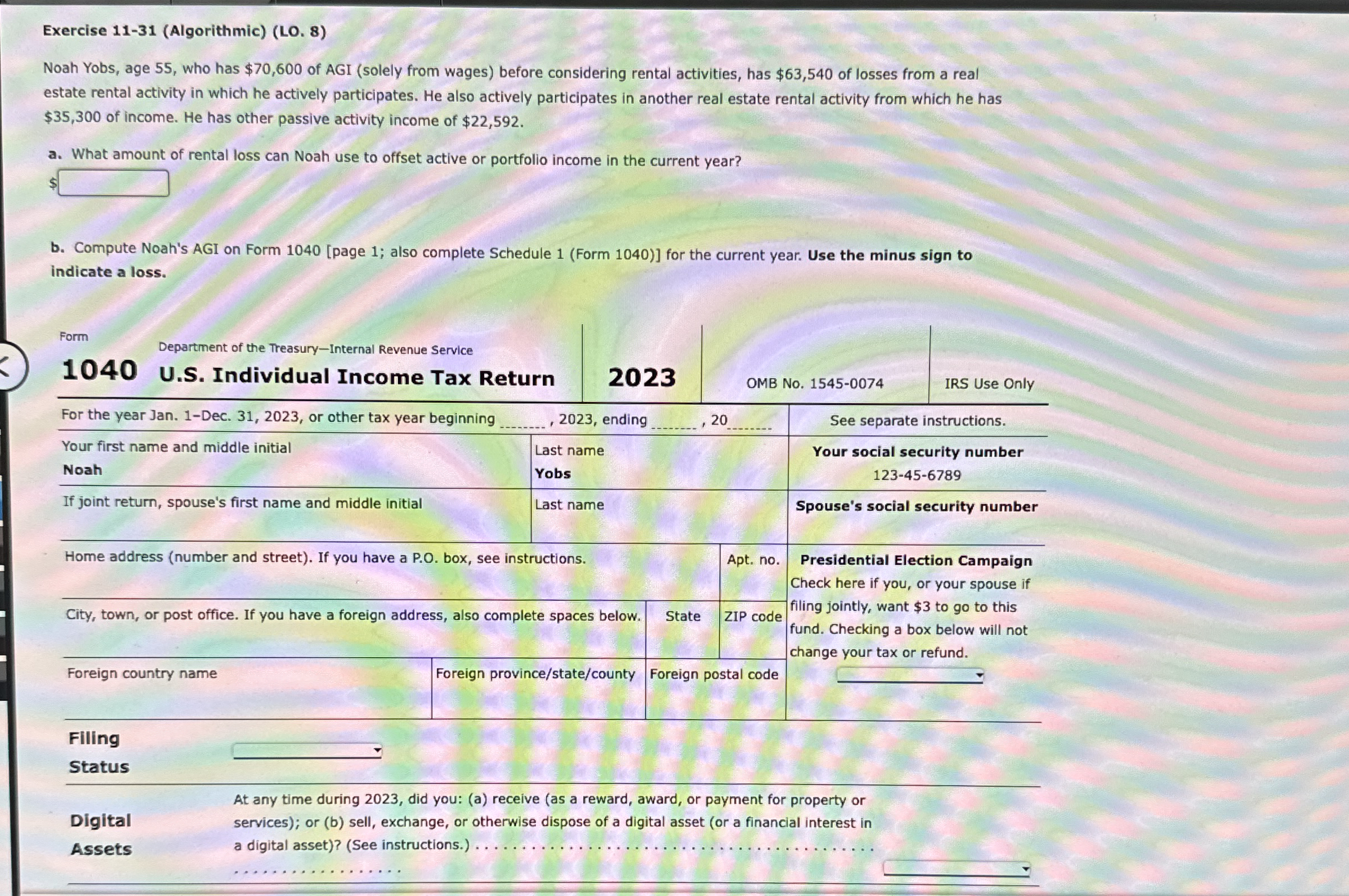 Exercise 1 1 - 3 1 ( Algorithmic ) ( LO . 8 )
