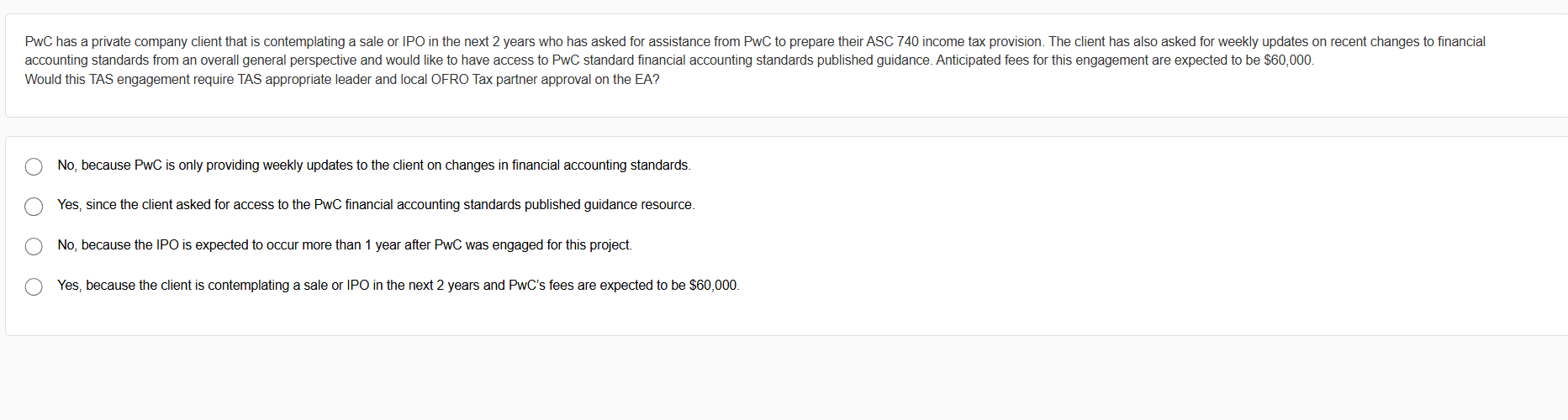 accounting standards from an overall general