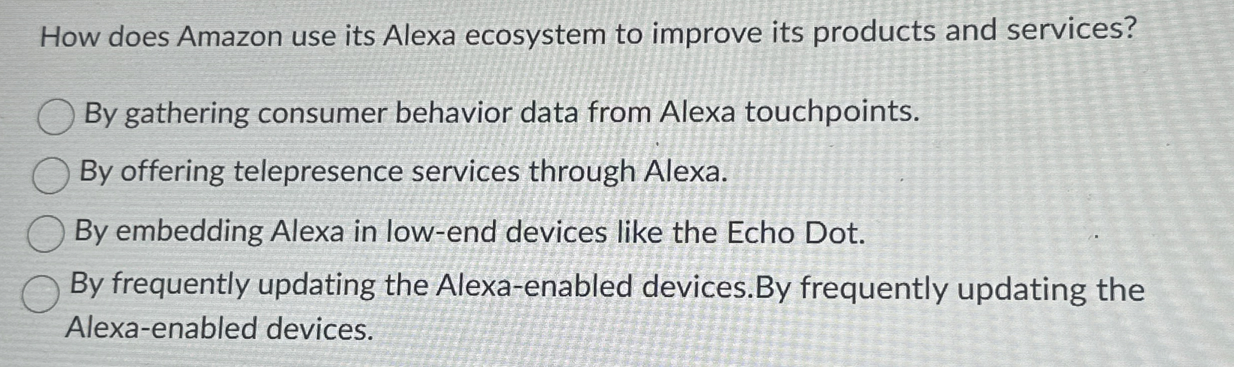 How does Amazon use its Alexa ecosystem to