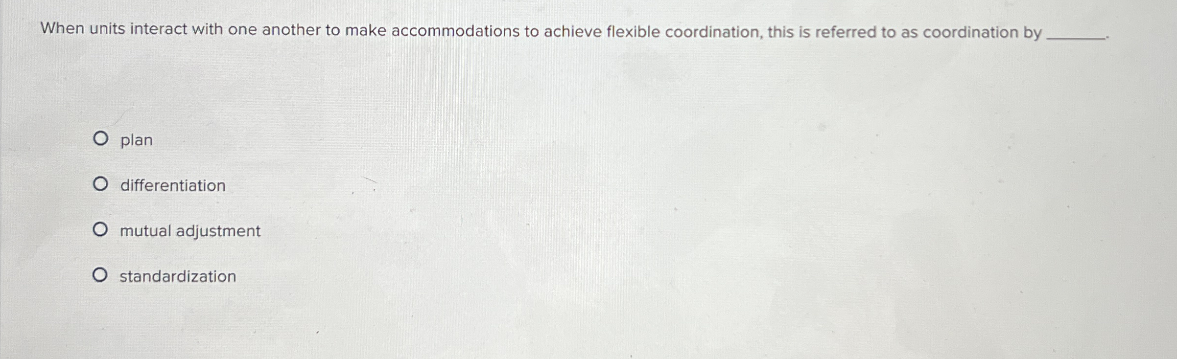 When units interact with one another to make