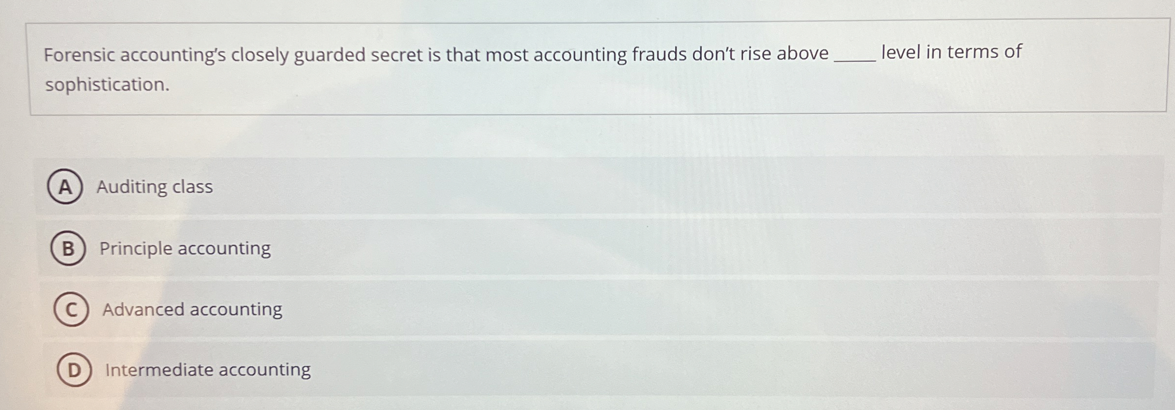 Forensic accounting's closely guarded secret is