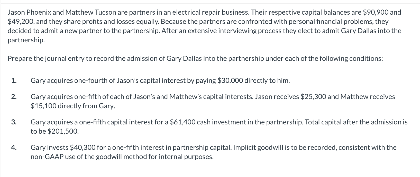 Jason Phoenix and Matthew Tucson are partners in