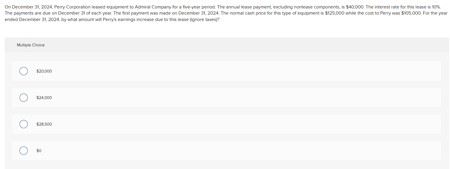 ended December 3 1 , 2 0 2 4 , by what amount