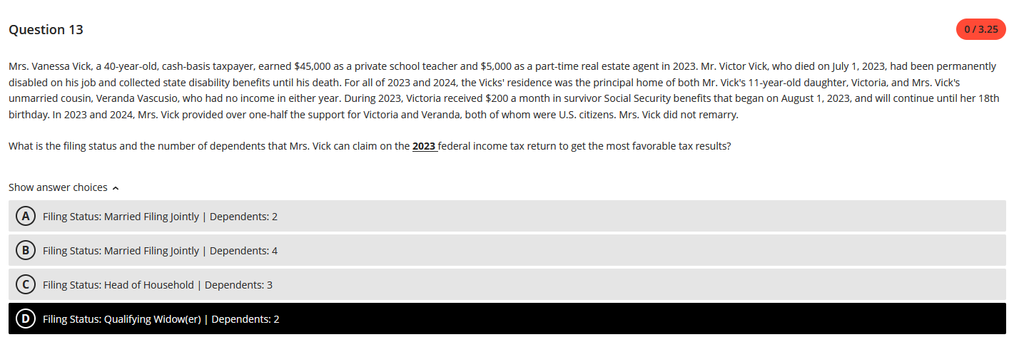 Mr . and Mrs . Long provided over one - half of