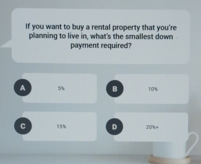 If you want to buy a rental property that you're