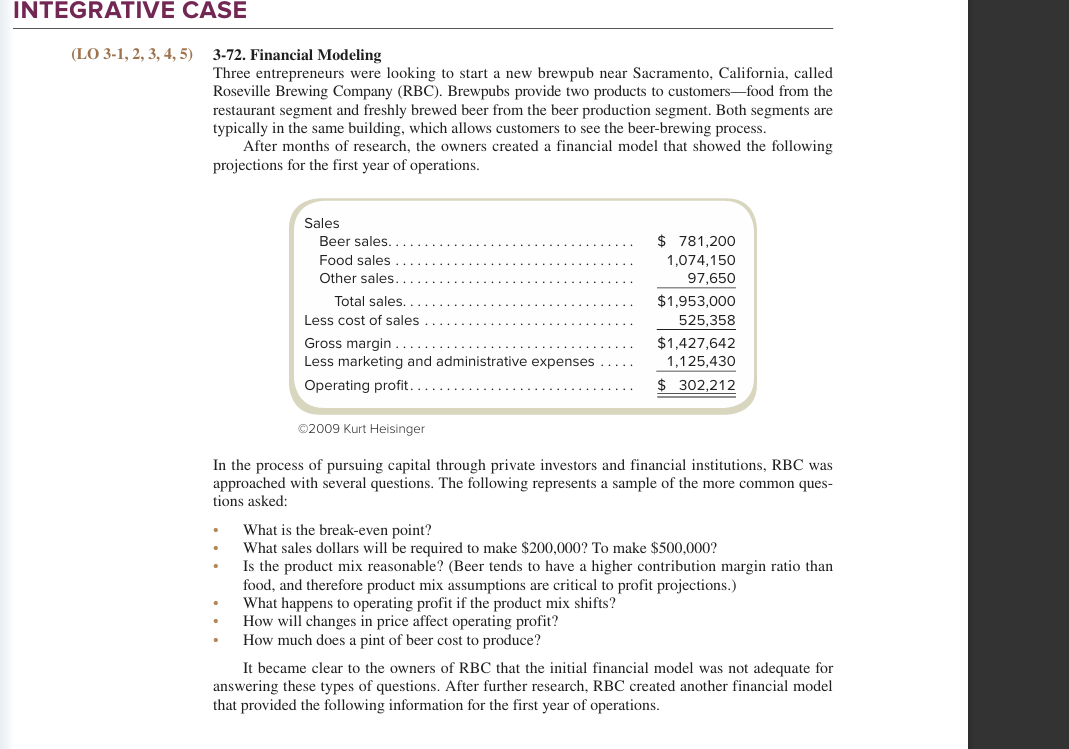 INTEGRATIVE CASE ( LO 3 - 1 , 2 , 3 , 4 , 5 ) 3 -