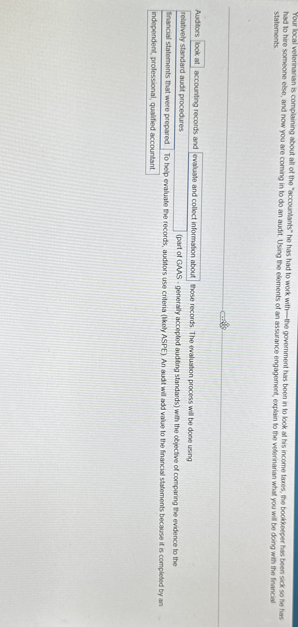 Your local veterinarian is complaining about all