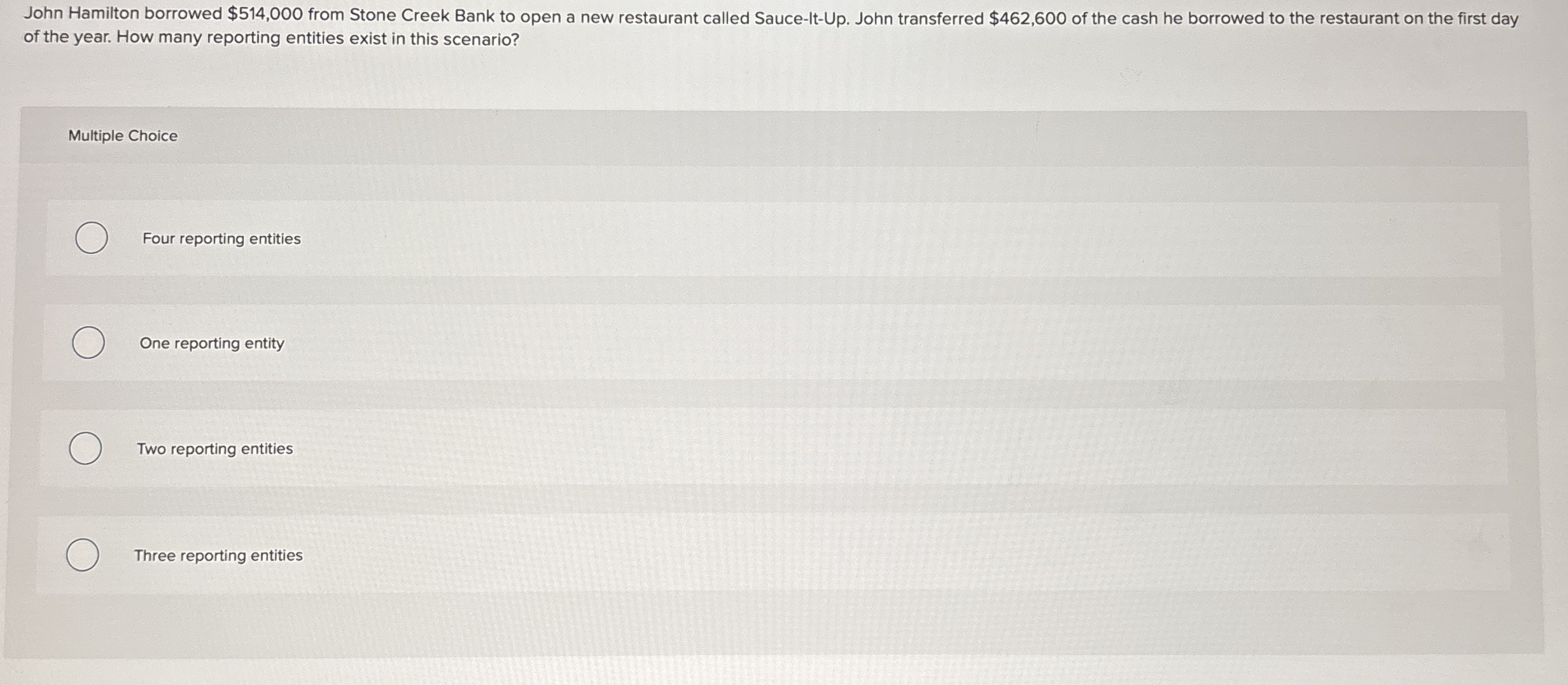 John Hamilton borrowed $ 5 1 4 , 0 0 0 from Stone