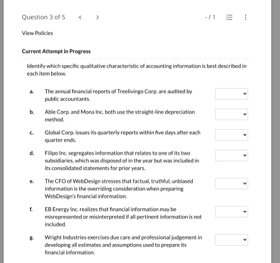 View Policies Current Attempt in Progress