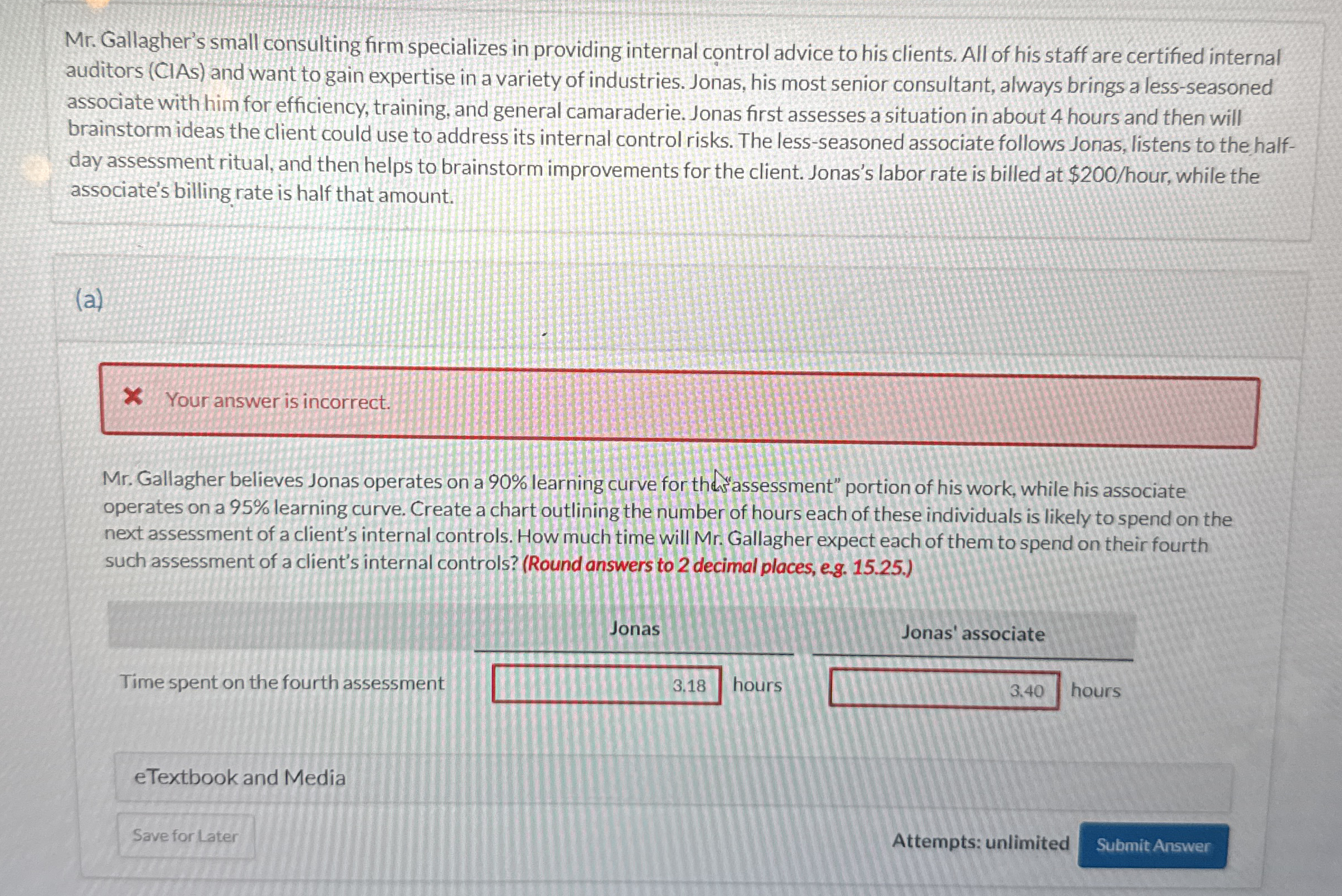 Mr . Gallagher's small consulting firm