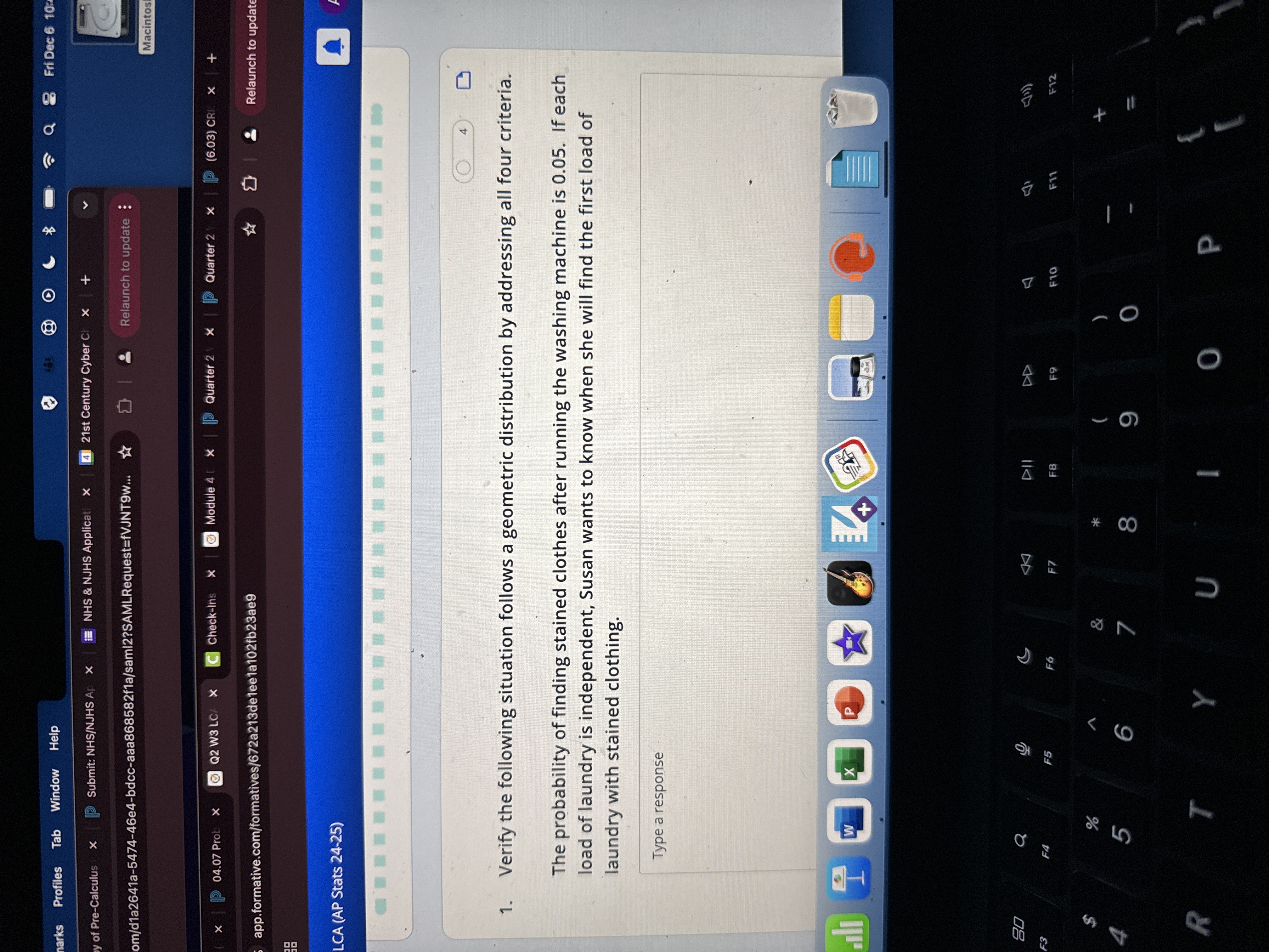 2 marks Profiles Tab Window Help Q 2 Fri Dec 6 10
