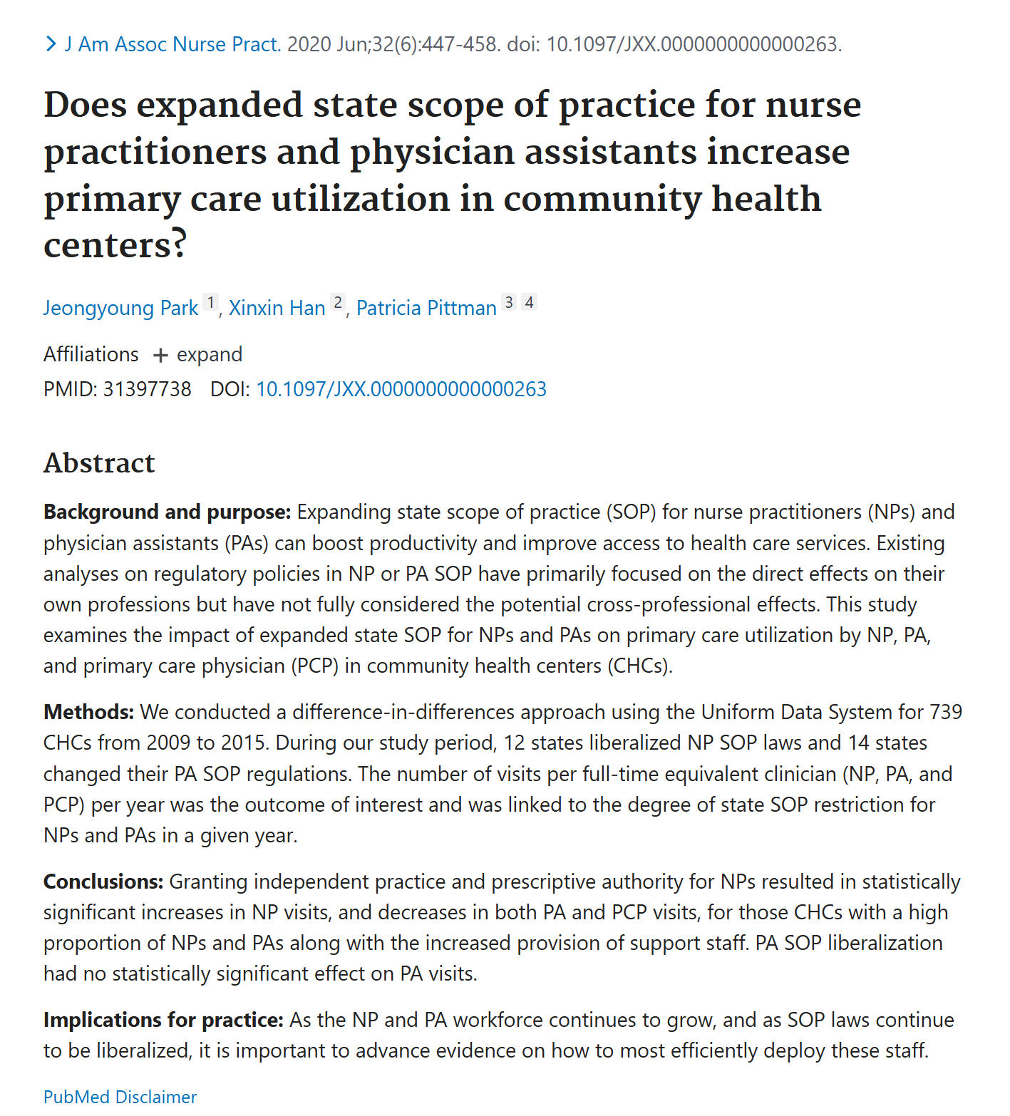 does this abstract align with the "Expanded