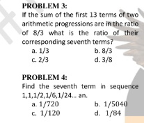 get solutions PROBLEM 3: If the sum of the first