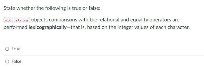 do this State whether the following is true or