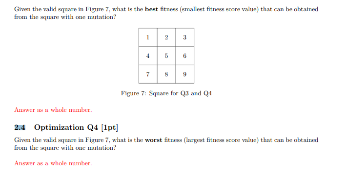 can you help with problem 2.4? 2 Optimization