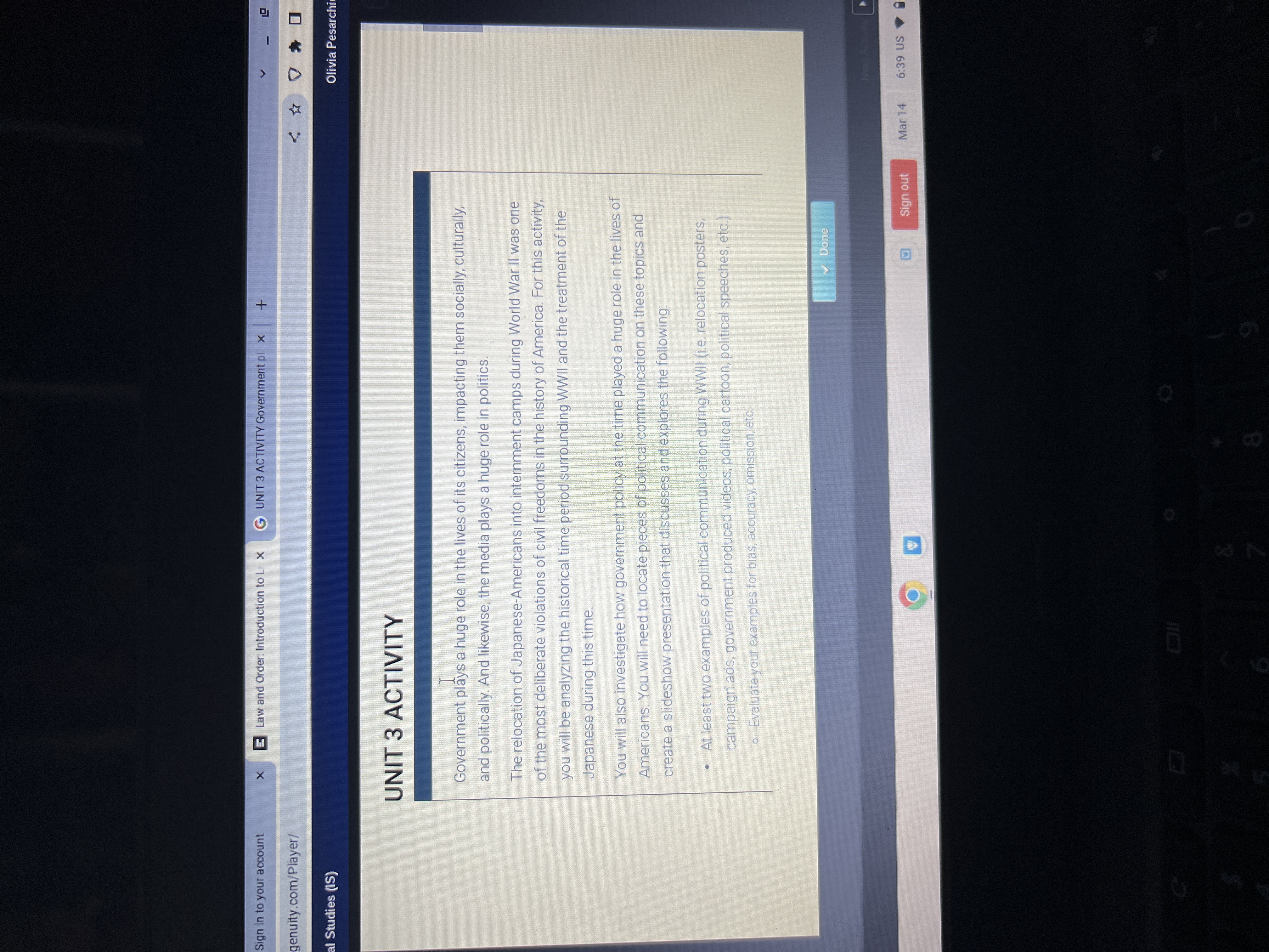 Sign in to your account X Law and Order: