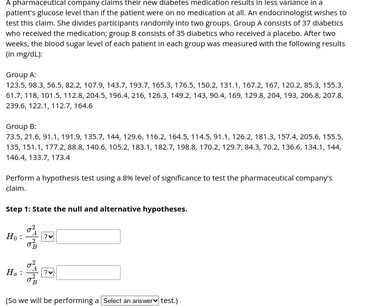 A pharmaceutical company claims their new