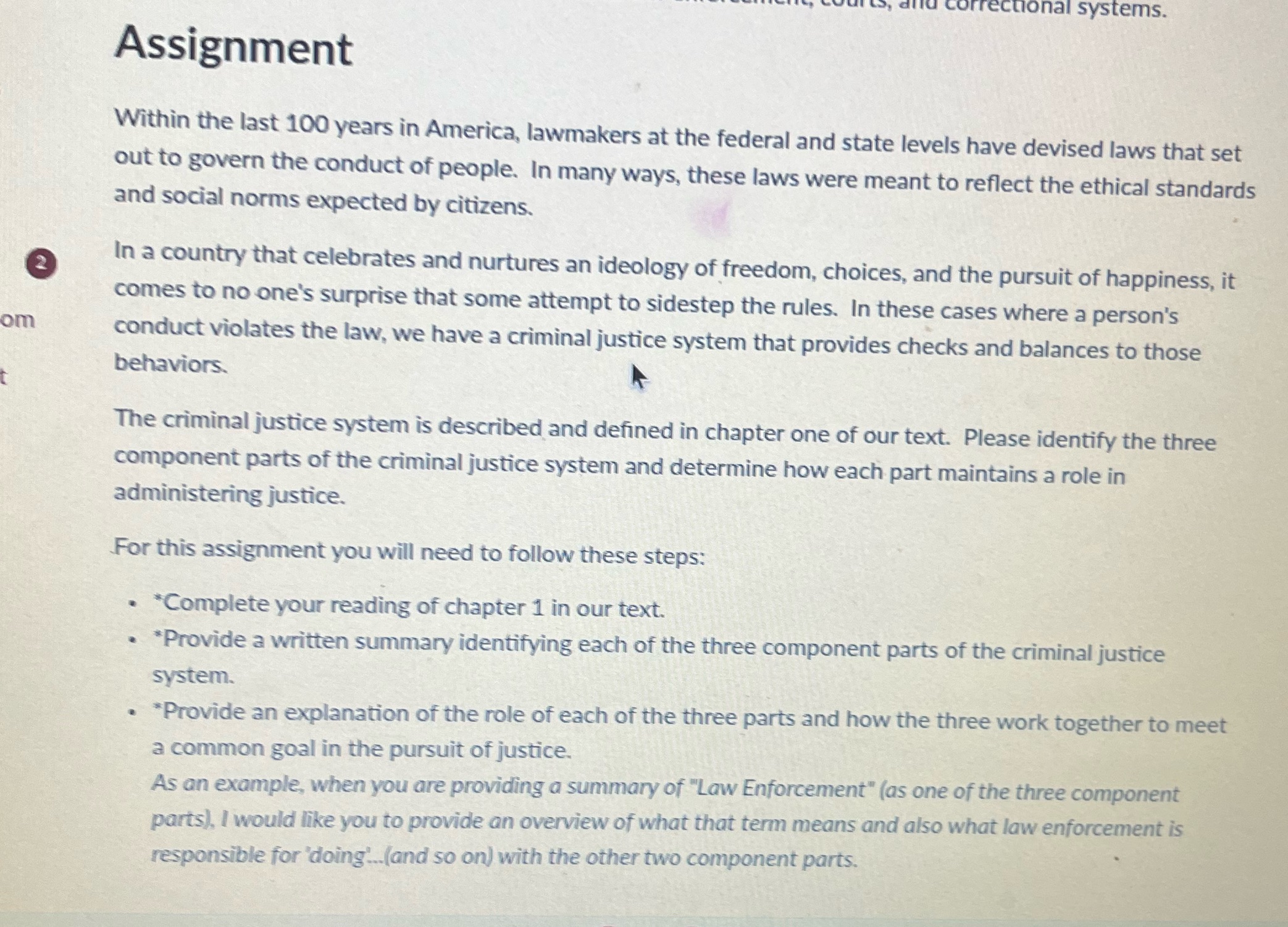 the book is called "American Criminal Justice: