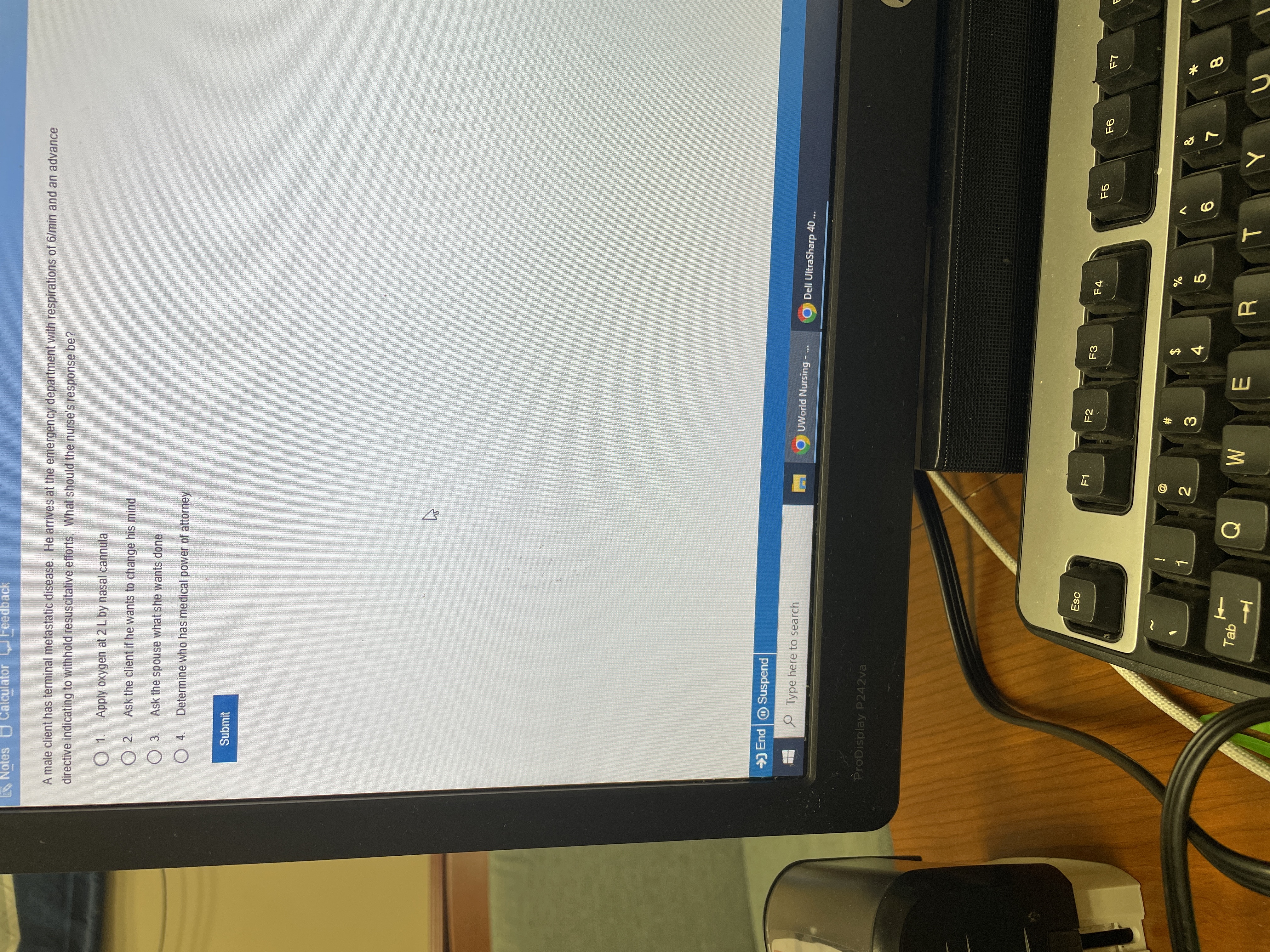 G Lo Notes ) Calculator Feedback A male client