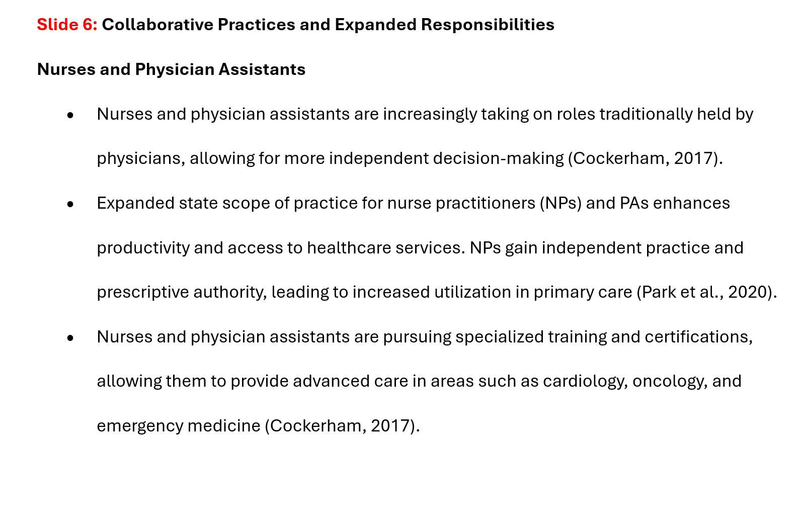 this slide does not have enough bullet points to