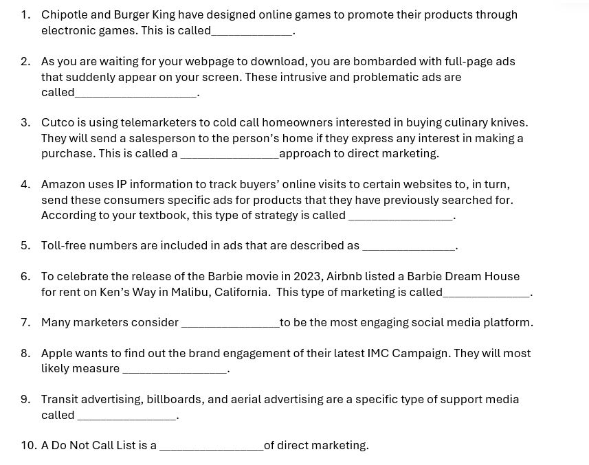 1. Chipotle and Burger King have designed online