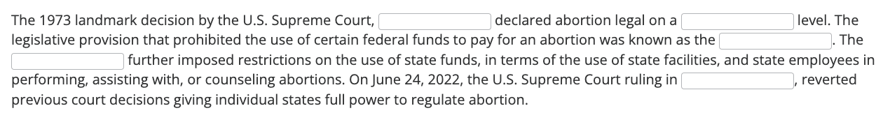 Keywords: Dobbs v. Jackson Women's Health