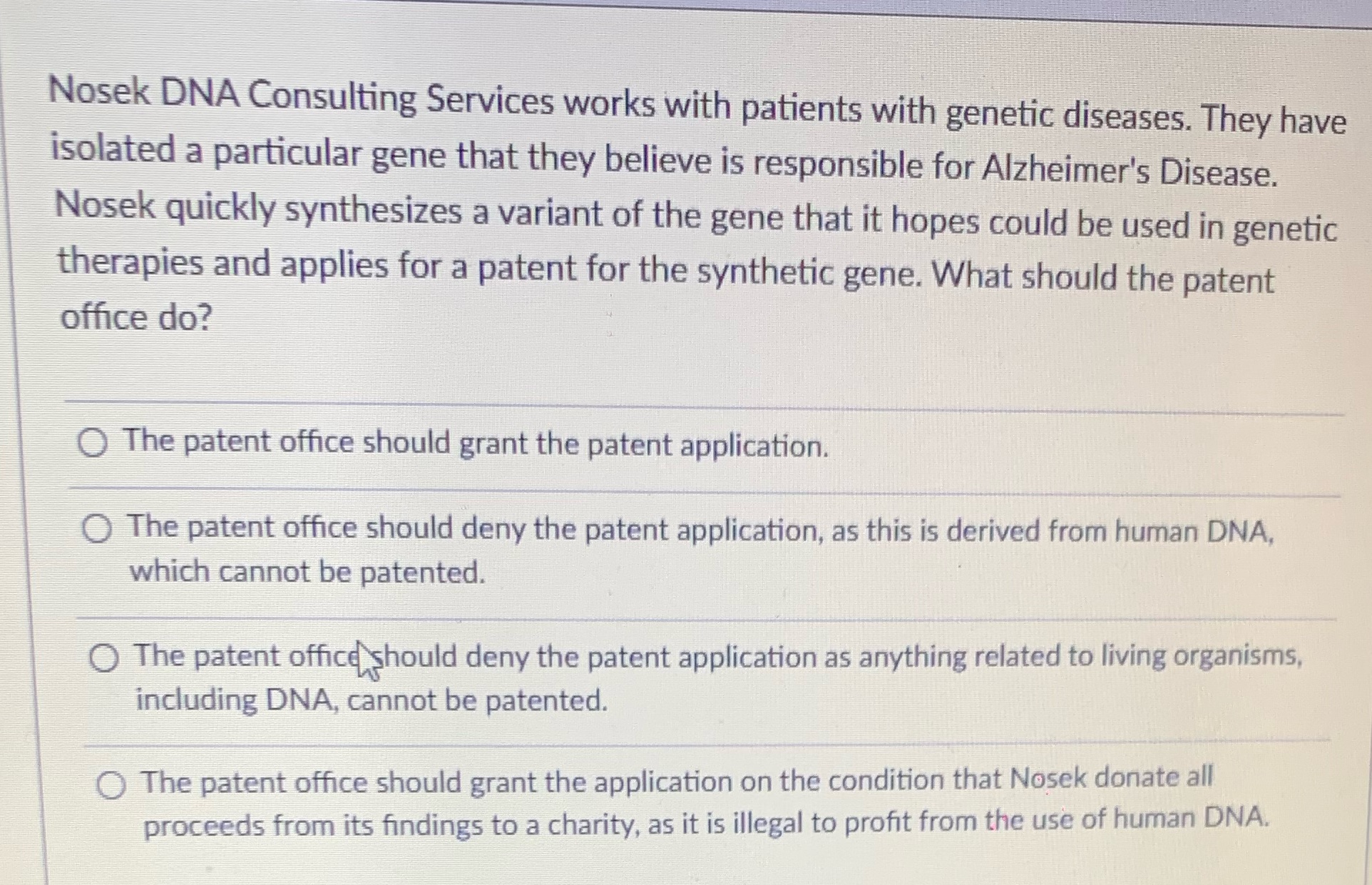 Nosek DNA Consulting Services works with patients